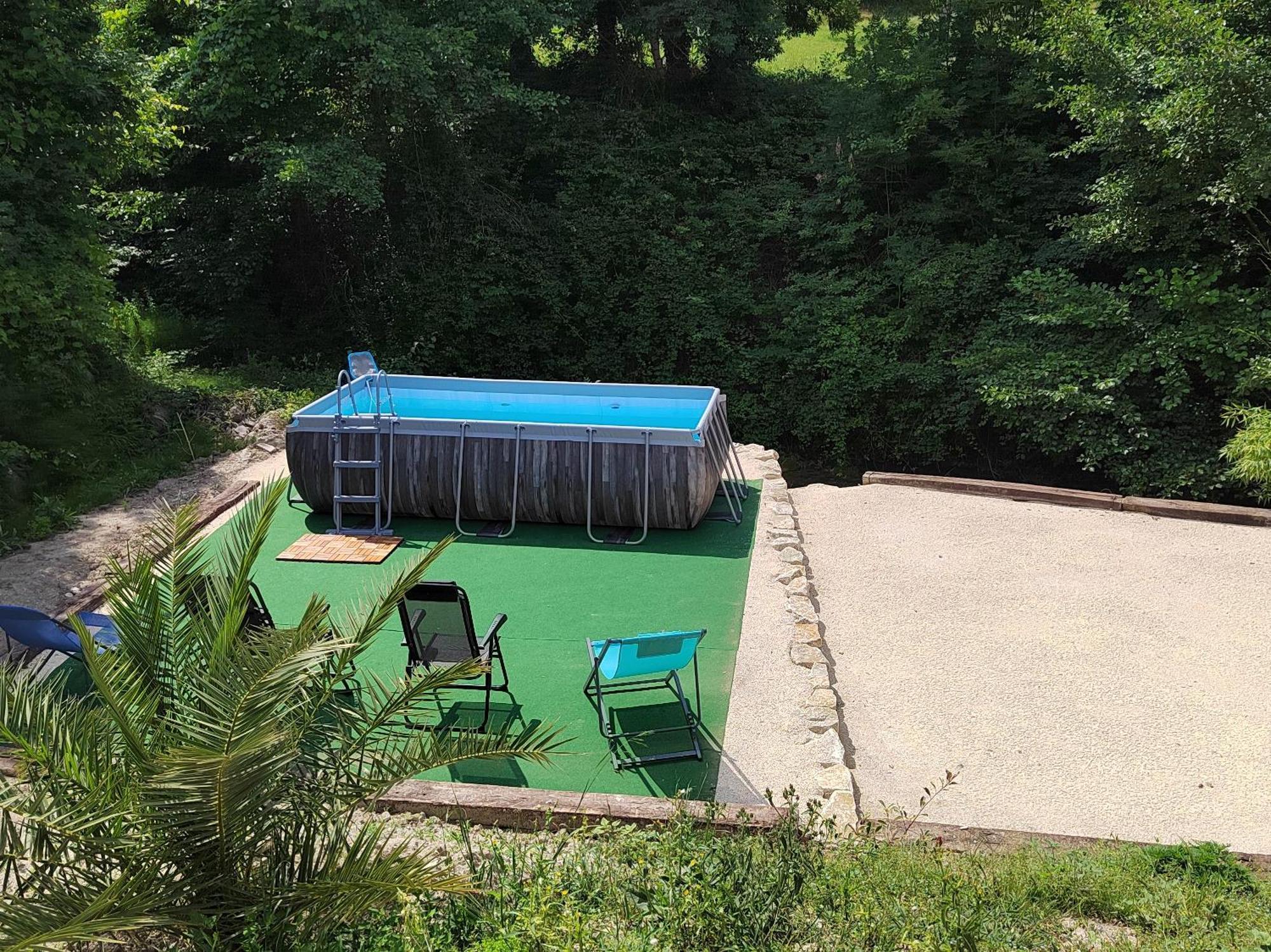 Gite Le Chaudron 1 A 7Pers Avec Piscine Villa Montclar-sur-Gervanne Esterno foto